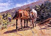 Theodore Robinson Material and Dimensions oil painting artist
